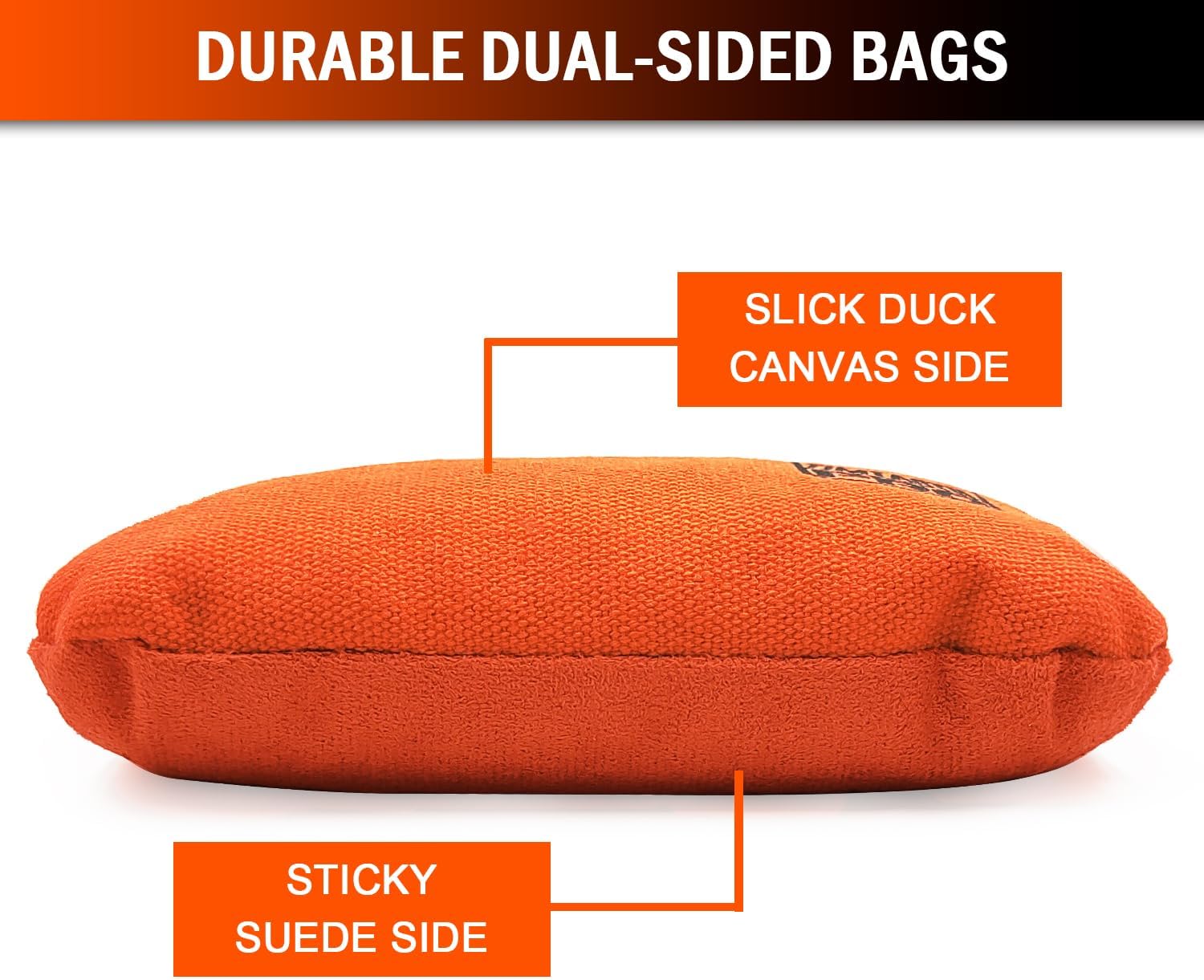 Dual Sided Corn Hole Bags Professional Cornhole Bags Set of 8 Regulation Corn Hole Bean Bags