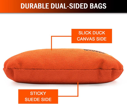 Dual Sided Corn Hole Bags Professional Cornhole Bags Set of 8 Regulation Corn Hole Bean Bags