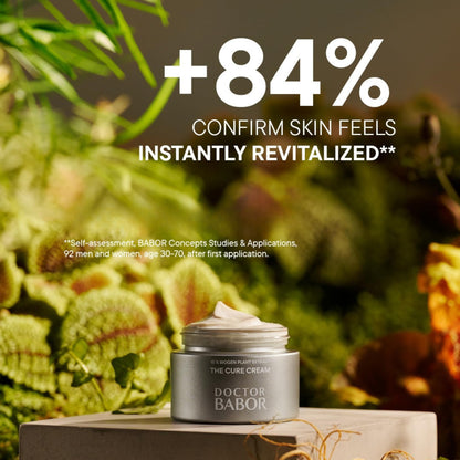 BABOR The Cure Cream – Barrier Repair Face Moisturizer with 15% BIOGEN Plant Extract & Panthenol, Deep Hydration Recovery Cream for Over-Exfoliated & Stressed Skin, 50ml