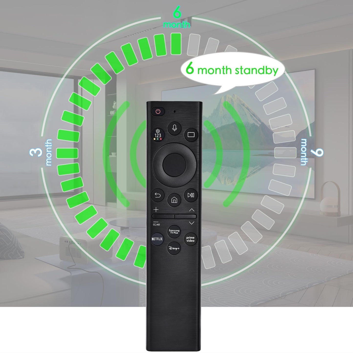 Replacement for Apple TV Remote,for Apple 4K/ Gen 1 2 3 4/ HD,A2169 A1842 A1625 A1427 A1469 A1378 A1218