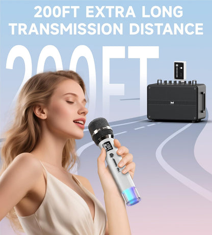Upgrade Your Karaoke Game with ECHOMUSSY Wireless Microphones