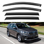 Window Visors Rain Guards for 2015-2026 Ford F150 SuperCrew & 2017-2026 F-150 Raptor F250 F350 F450 F550 Super Duty Crew Cab, Out-Channel Window Vent Deflectors Visors Shades Protectors