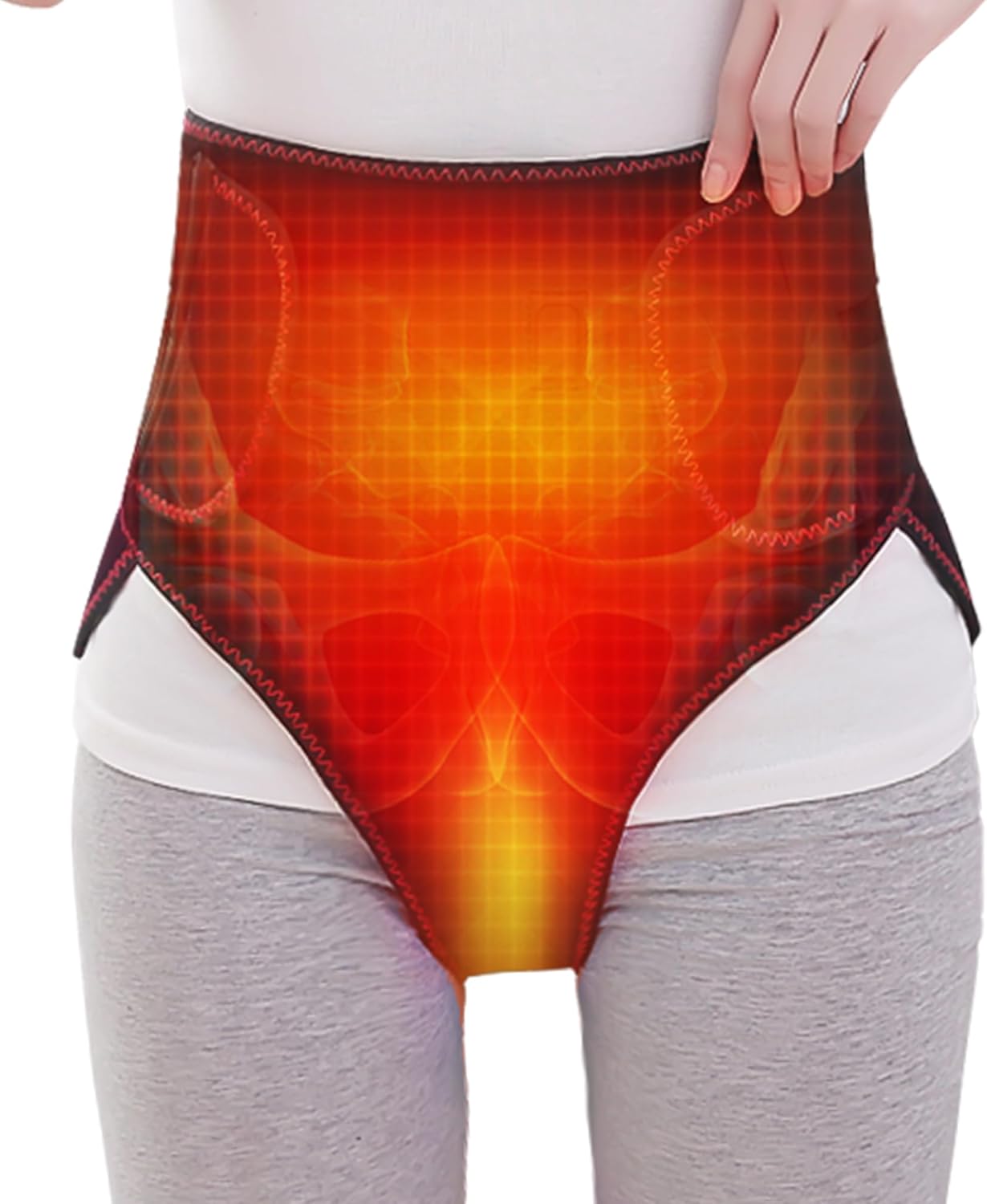 Period Heating Pad, Heating Pad for Period Cramps Massager for Women, with 3 Vibration and Heat Settings, New Upgrade Menstrual Heating Pad for Abdomen Pain and Cramps Relief