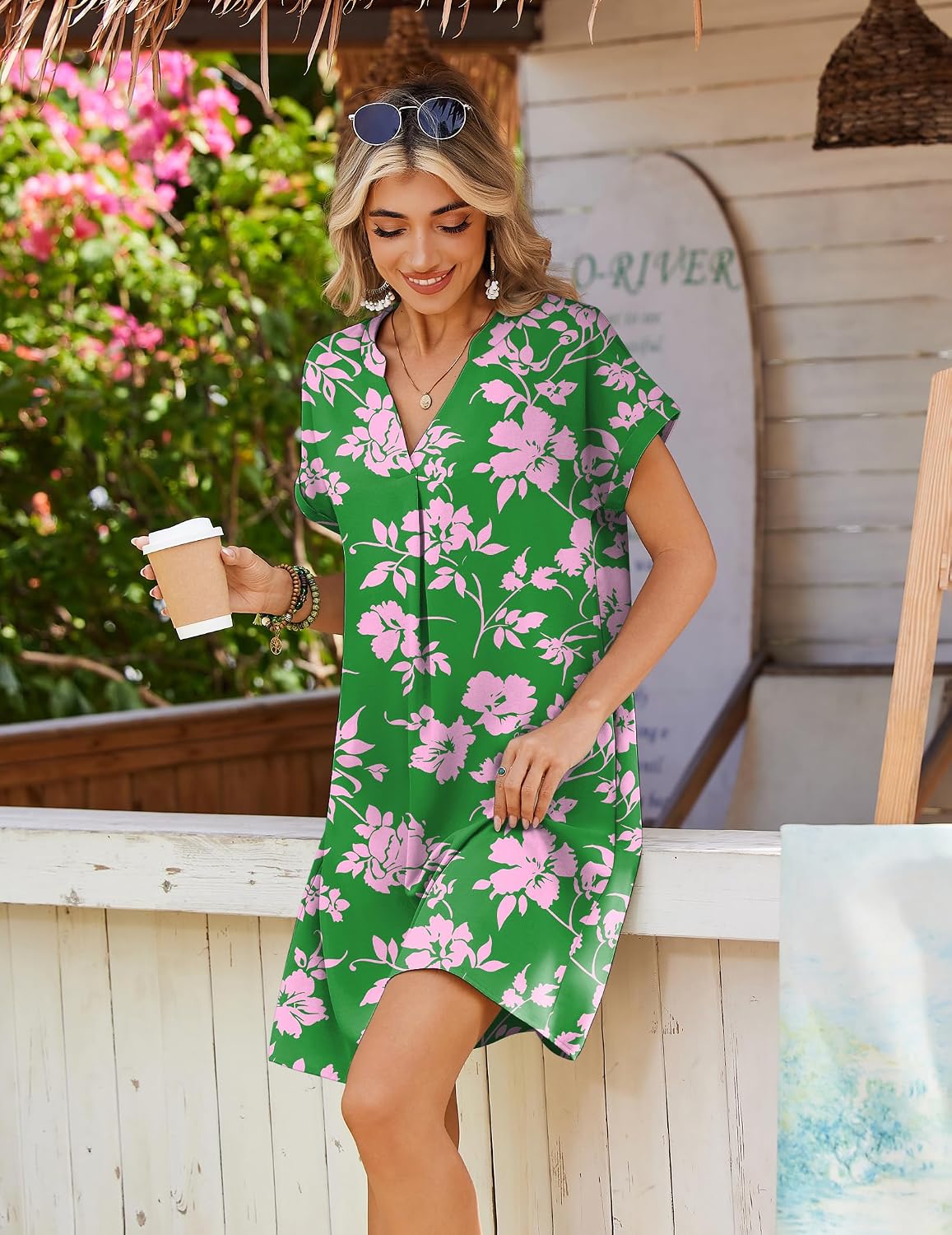 Zeagoo Green Flowy Dresses for Women: A Perfect Summer Companion