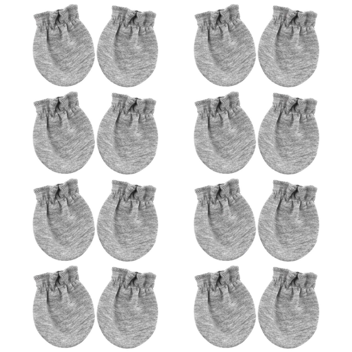 8 Pairs Mittens: Solid a