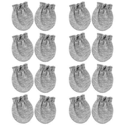 8 Pairs Mittens: Solid a