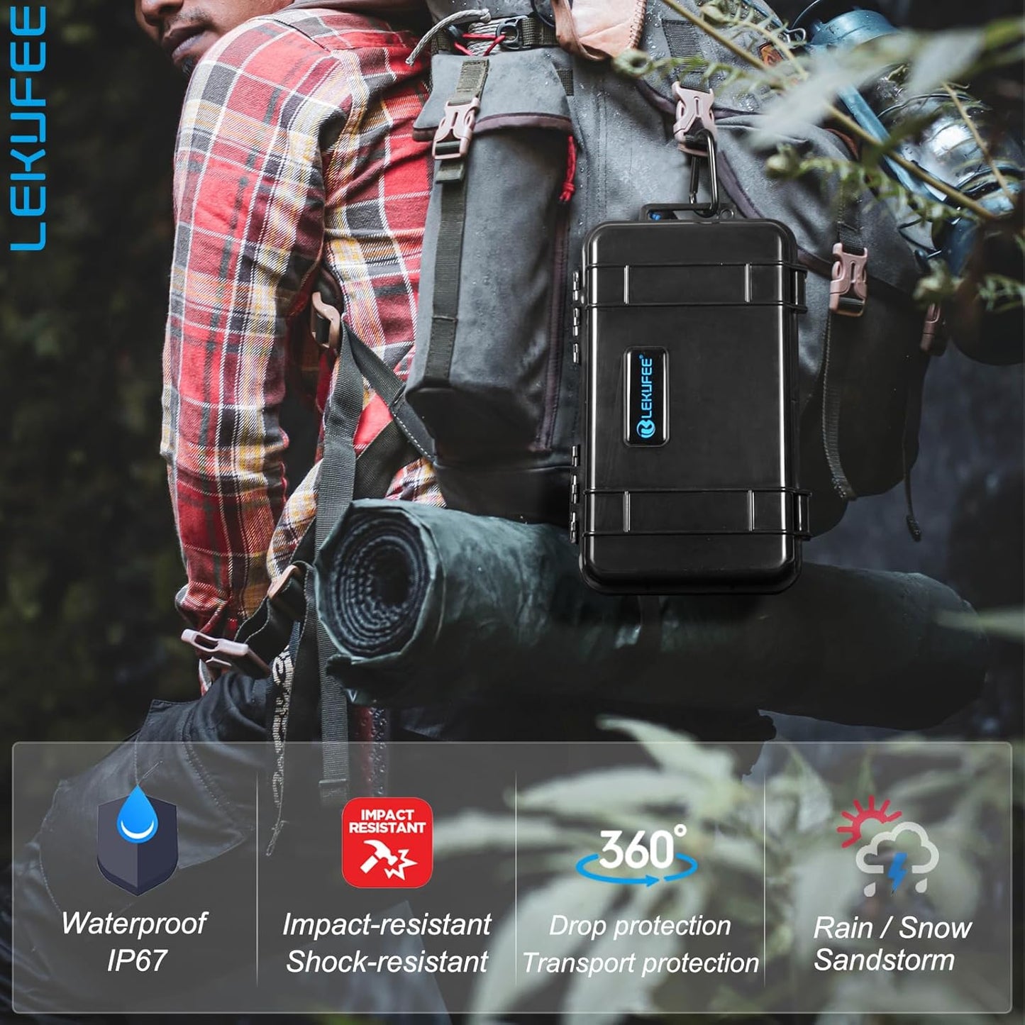 Lekufee Travel Waterproof Hard Case: The Ultimate Protection for Your DJI Osmo Pocket 4 and 3