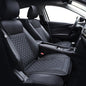 Elantrip 2PCs Front Car Seat Covers Leather Water Proof Seat Protector Universal fit for Most Cars SUVs and Trucks Black