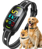 Smart AI Bark Collar for Large Medium Small Dogs, Anti Barking Device with 5 Training Modes, Exclusive Forced Bark-Stopping, Rechargeable IP67 Waterproof Bark Collar with 5 Sensitivity (Black)