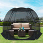 Alvantor Pop Up Screen House Tent, Instant Outdoor Gazebo with Mosquito Netting & UPF 50+ Sun Protection, Portable Canopy Shelter for Patio, Backyard, Camping (2-10 Person)