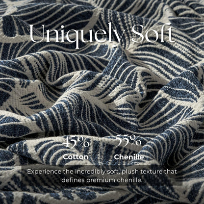 DOWN HOME Chenille Cotton Throw Blanket Review: A Cozy Boho Addition to Your Home