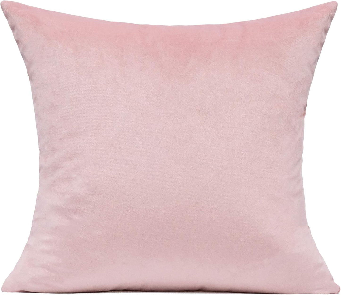 Pink Soft Velvet Throw Pillow Covers to Elevate Your Home Decor