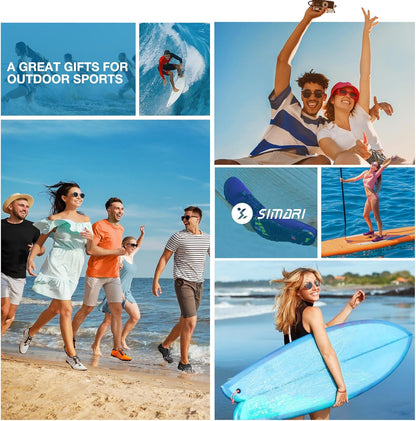 SIMARI Wasserschuhe für Damen und Herren, Badeschuhe, Strandschuhe, schnelltrocknend, Barfußschuhe, Wanderschuhe, Surfschuhe, Laufschuhe, Kajakschuhe