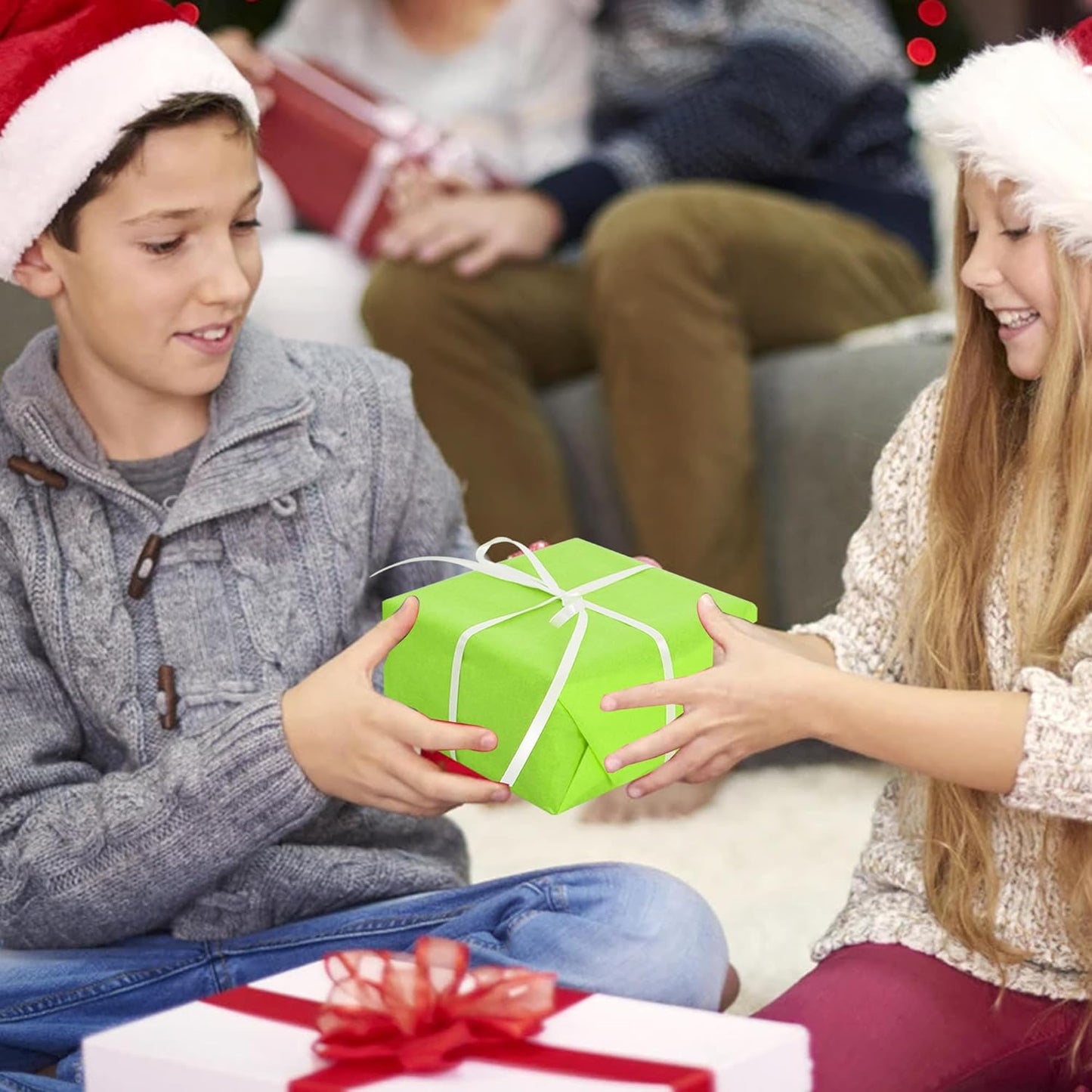 100 Blatt Seidenpapier Salbeigrün 35x50cm Geschenkpapier Seidenpapier Großpackung für DIY-Projekte Geschenktüten Geschenkverpackungen Hochzeiten Valentinstag Ostern Weihnachten und Geburtstagsfeiern Basteln