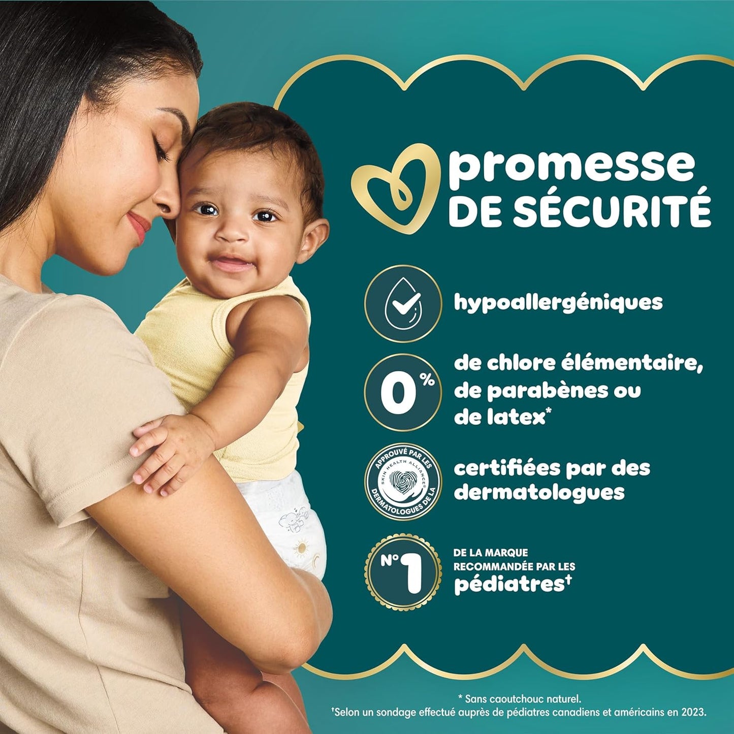 Pampers Swaddlers Windeln, Größe 0 (bis 4,5 kg), 84 Stück, Saugfähig, Hält Babys trocken und bequem, Hautverträgliche Einwegwindel