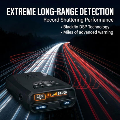Uniden R4W (new Model) Extreme Long-Range Laser/Radar Detector, Record Shattering Performance, 360° Awareness, Built-in GPS, Wi-Fi, Bluetooth, Voice Alerts, Red Light & Speed Cameras, R/TACH App
