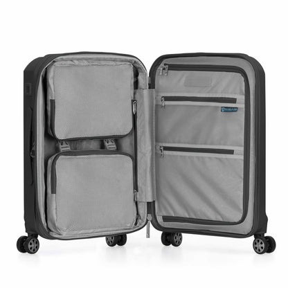 Traveler's Choice Pagosa Hardshell Expandable Luggage with Spinner Wheels, Slate Blue, 3-Piece Set (22/27/30)