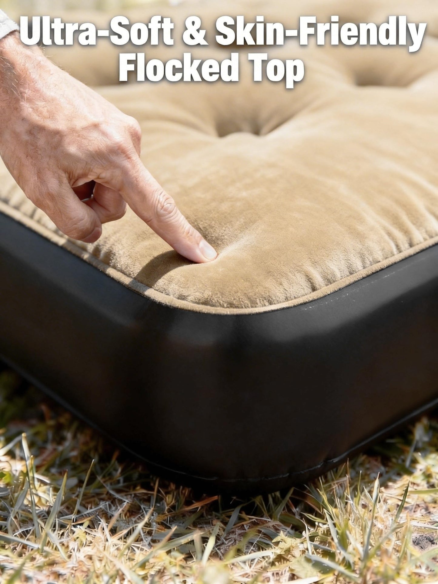 Umbrauto Car Air Mattress Backseat| Inflatable Truck Back Seat Camping Airbed for SUV Rear Seat, Blow Up Sleeping Travel Bed for Van Trunk with Pump & Pillows