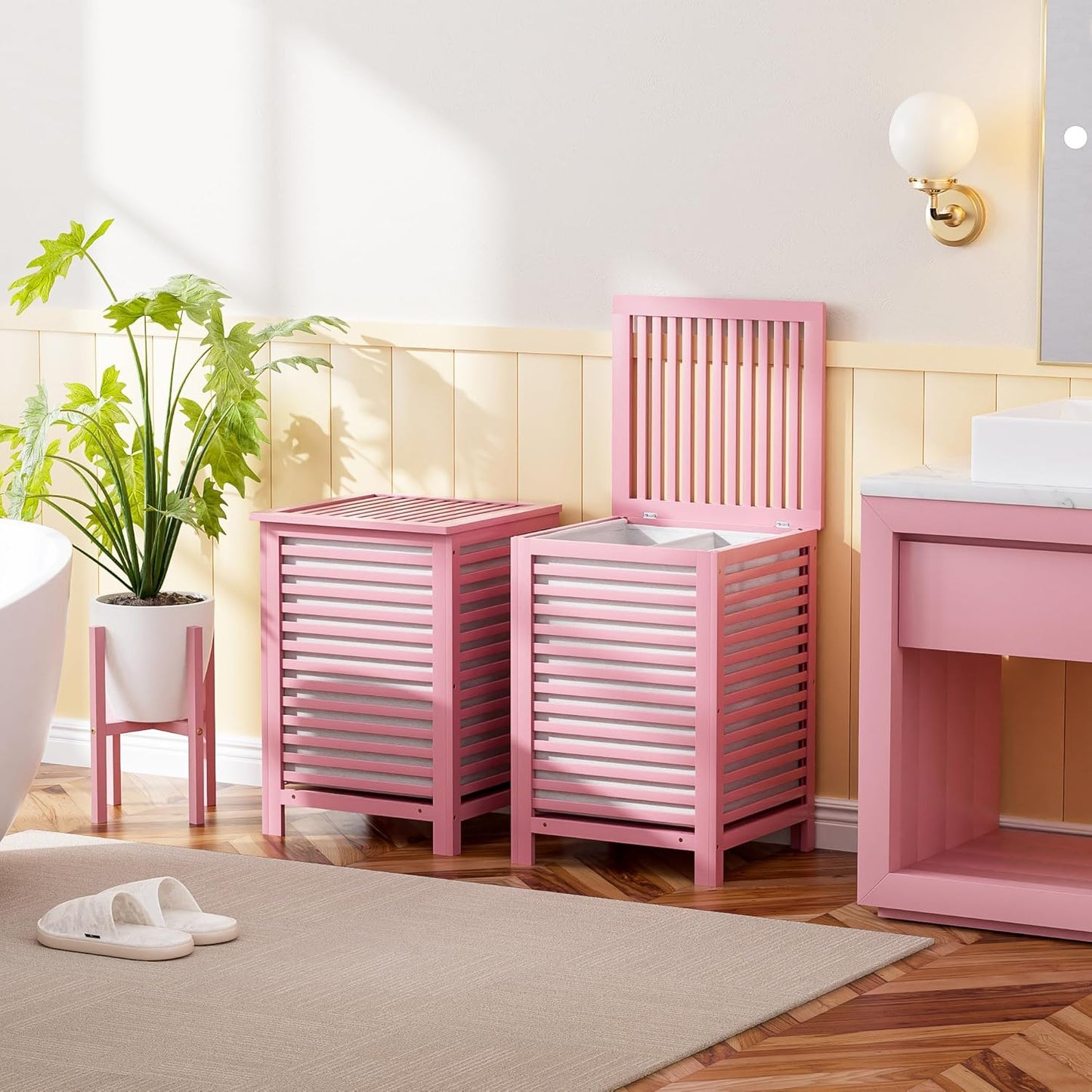 SMIBUY Double Laundry Hamper Review: A Stylish and Practical Solution