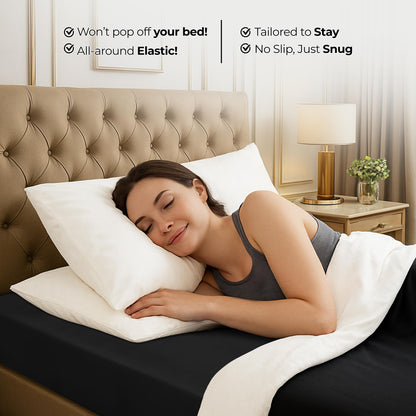 Utopia Bedding Queen Fitted Sheet - Bottom Sheet - Deep Pocket - Soft Microfiber - Shrinkage and Fade Resistant - Easy Care -1 Fitted Sheet Only (Grey)