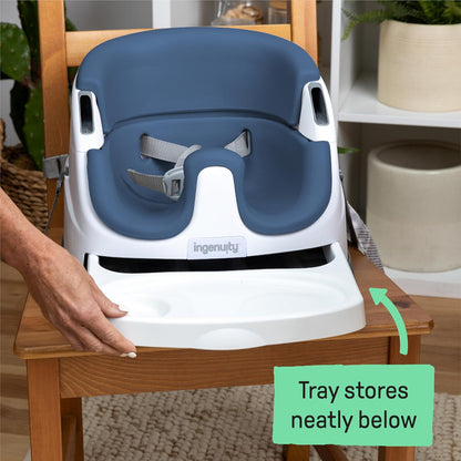 Ingenuity Baby Base 2-in-1 Sitzerhöhung mit Esstablett – Night Sky