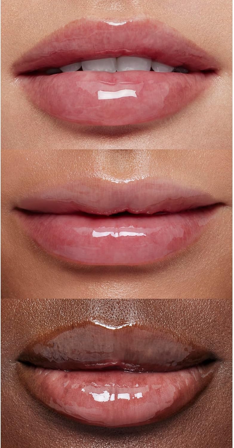 e.l.f. Glow Reviver Lip Oil, Pflegendes getöntes Lippenöl für ein hochglänzendes Finish, angereichert mit Jojobaöl, vegan & tierversuchsfrei, Rose Envy