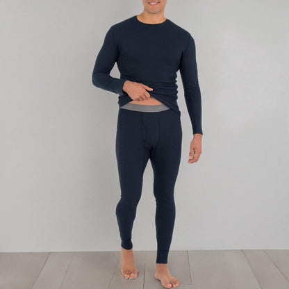 Fruit of the Loom Herren Premium Waffel-Thermo-Unterwäsche lange Unterhose aus recyceltem Material (1er-, 2er-, 3er- und 4er-Pack)