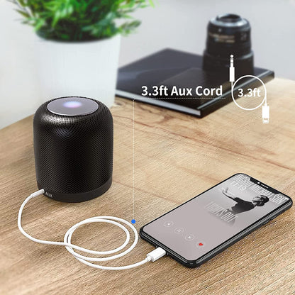 iSkey [Apple MFi zertifiziert] Aux-Kabel für iPhone, 3,5mm-Aux-Kabel für Auto kompatibel mit iPhone 14 13 12 11 XS XR X 8 7 6 iPad iPod für Auto-Stereoanlage, Lautsprecher, Kopfhörer, unterstützt alle iOS-Versionen