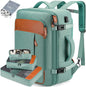 X-LargeGreen (Backpack With 3 Packing Cubes)