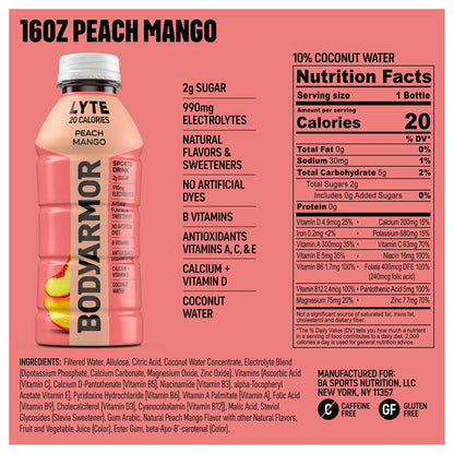 BODYARMOR LYTE: A Refreshing, Low-Calorie Sports Drink
