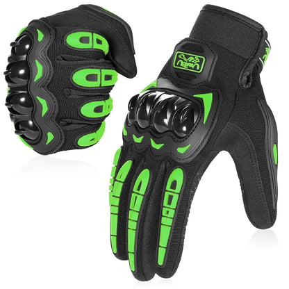 COFIT Motorradhandschuhe atmungsaktiv, Touchscreen Motorradhandschuhe Anti-Rutsch mit gutem Halt Harte Knöchel Protektion für Herren Damen Motocross, BMX ATV MTB Radfahren, Straßenrennen