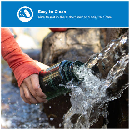 Nalgene 32 oz Wide Mouth Water Bottle | BPA-Free, Durable & Leak Proof, Lightweight Bottle for Hiking & Gym, Work & Travel