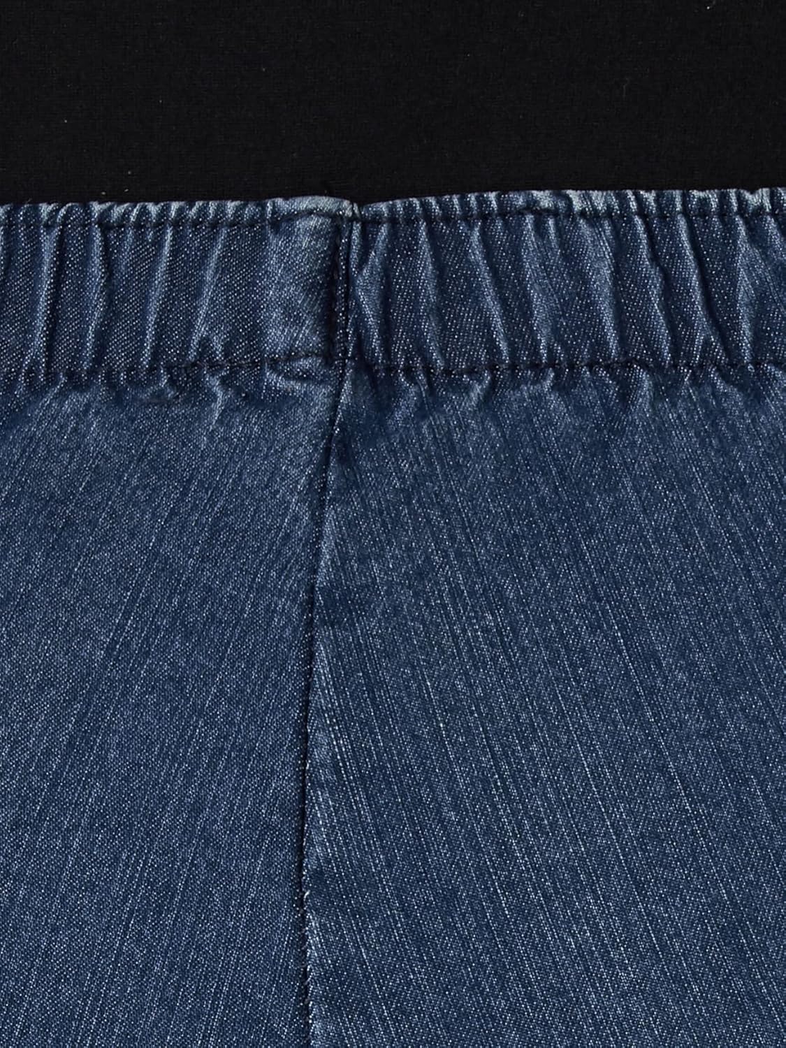 chic classic collection Womens Plus Stretch Elastic Waist Pull-On PantJeans