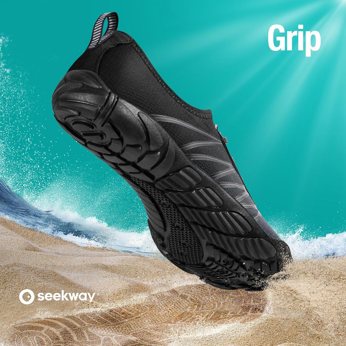 SEEKWAY Wasserschuhe Herren Damen Erwachsene Quick-Dry Badeschuhe Barfußschuhe für Strand Schwimmen Fluss Pool See Wandern Kajak Surfen