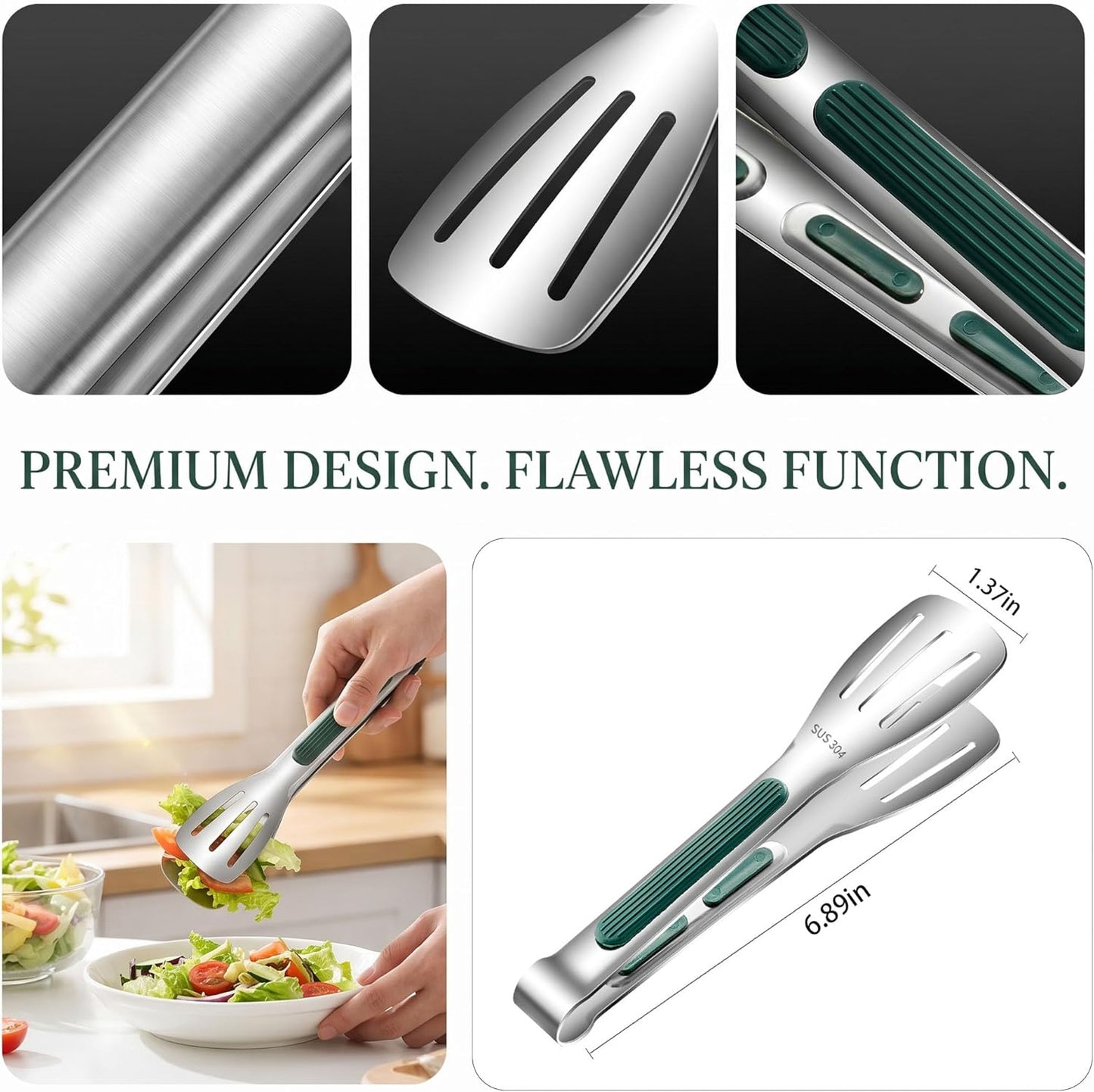 Stainless Steel Kitchen Tongs That Will Change Your Cooking Game
