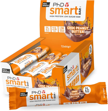 PhD Build Muscle Trio — Whey Choc + Creatine + Smart Bar Choc Peanut Butter