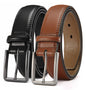 CHAOREN Men's Leather Belt - 1 3/8" Dress Belt for Business & Casual Wear