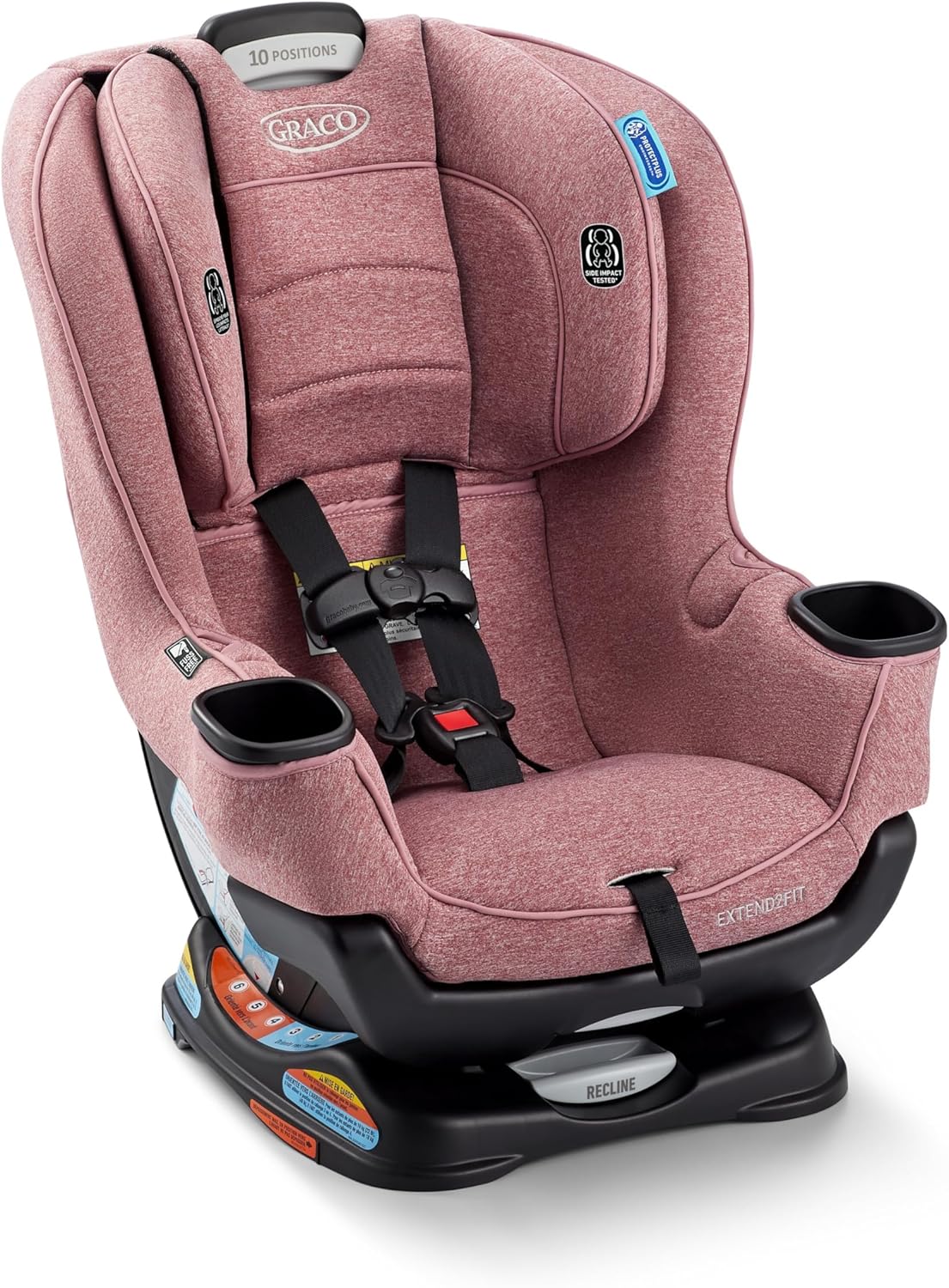 Graco Extend2Fit Kindersitz, 2-in-1 vorwärts- und rückwärtsgerichteter Babysitz, 1,8-30 kg (4-65 lb), Carter