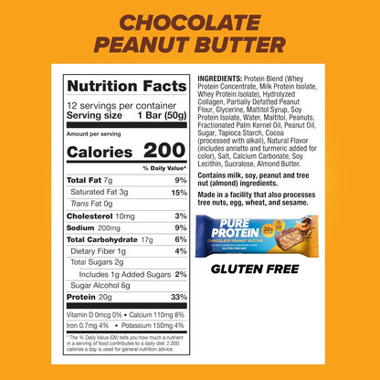 Pure Protein Chocolate Peanut Butter Bars: A Guilt-Free Delight