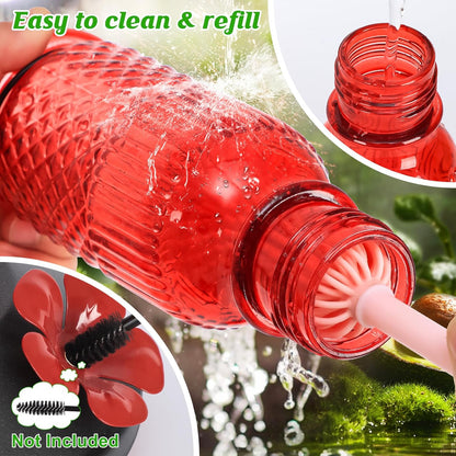 FEED GARDEN Glass Hummingbird Feeder: A Sweet Treat for Your Backyard Friends