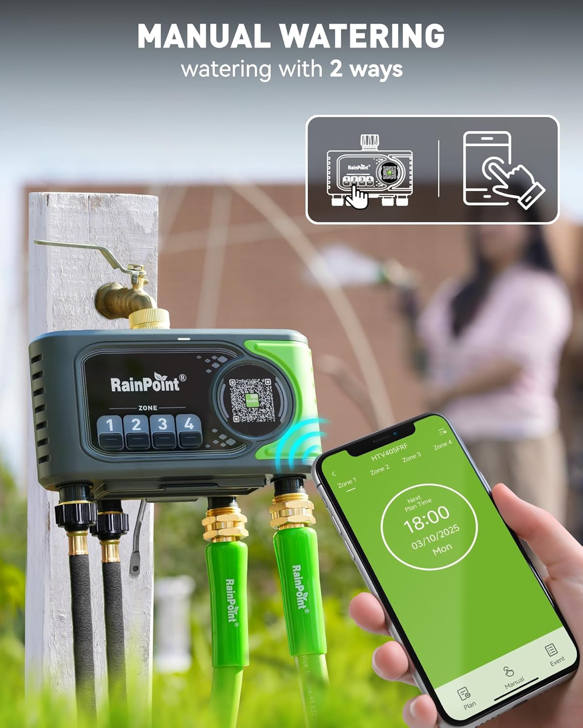 RAINPOINT WiFi Sprinkler Timer 4 Zone Review: Smart Watering Made Easy