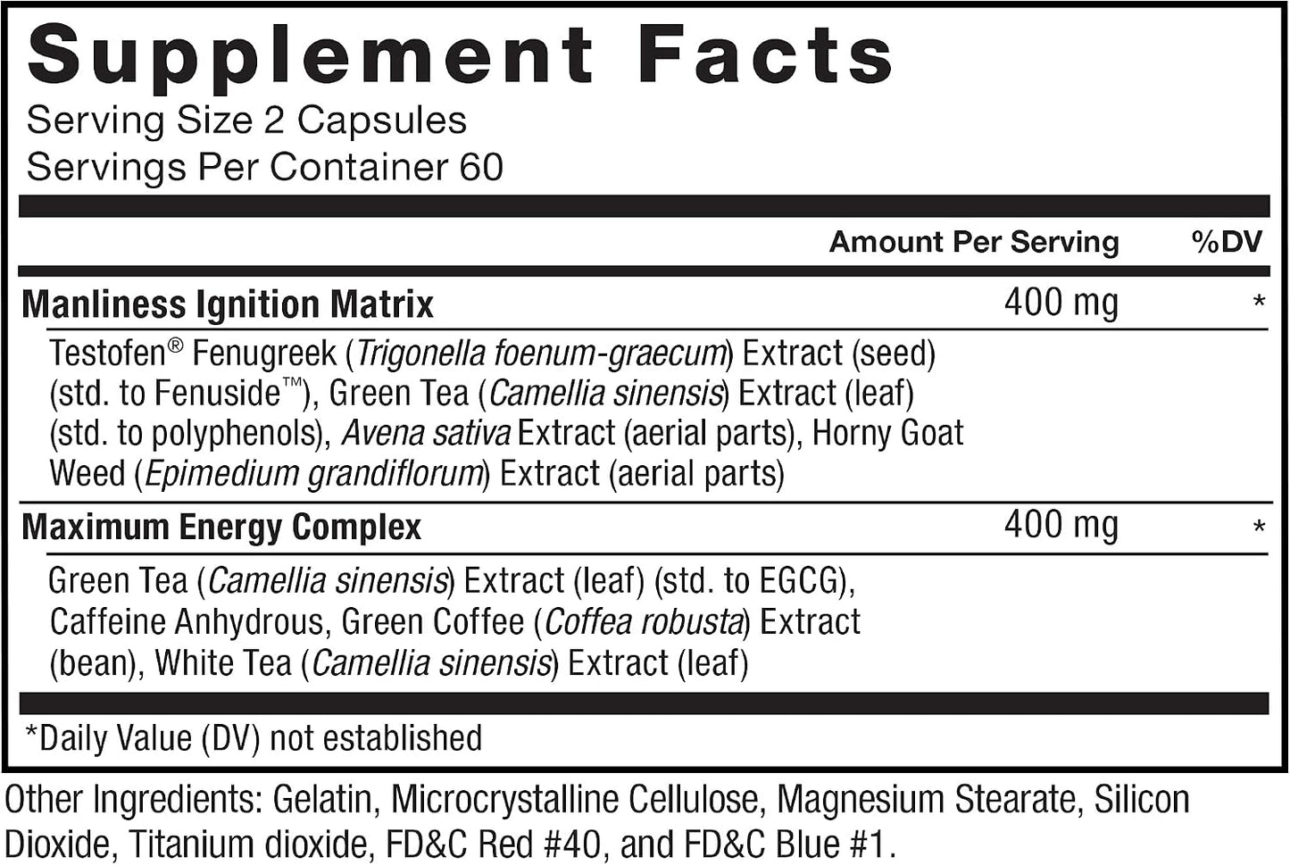 Force Factor Test X180 Ignite 120ct 2-Pack, 240 Count