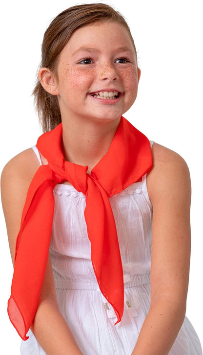 Skeleteen Chiffon Head Neck Scarf - A Simple yet Chic Accessory