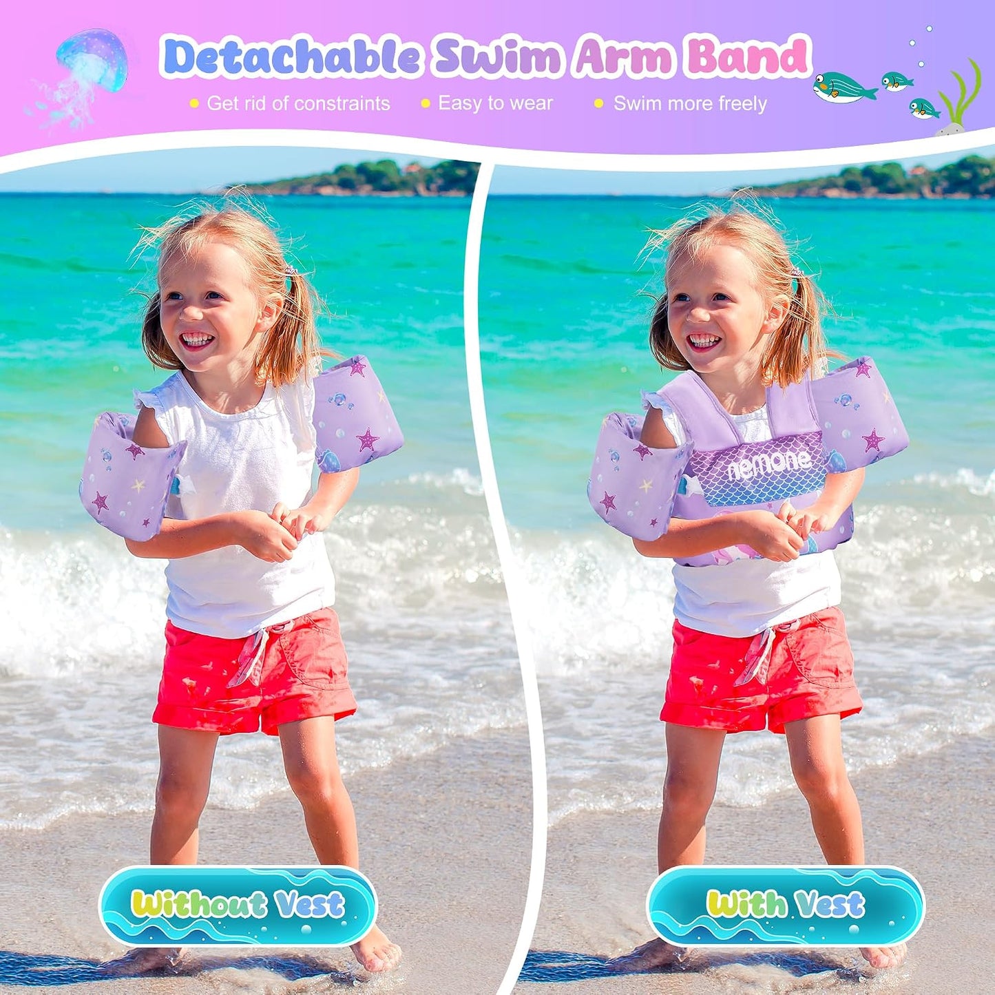 NEMONE Toddler Swim Vest: A Fun and Safe Way for Kids to Learn Swimming