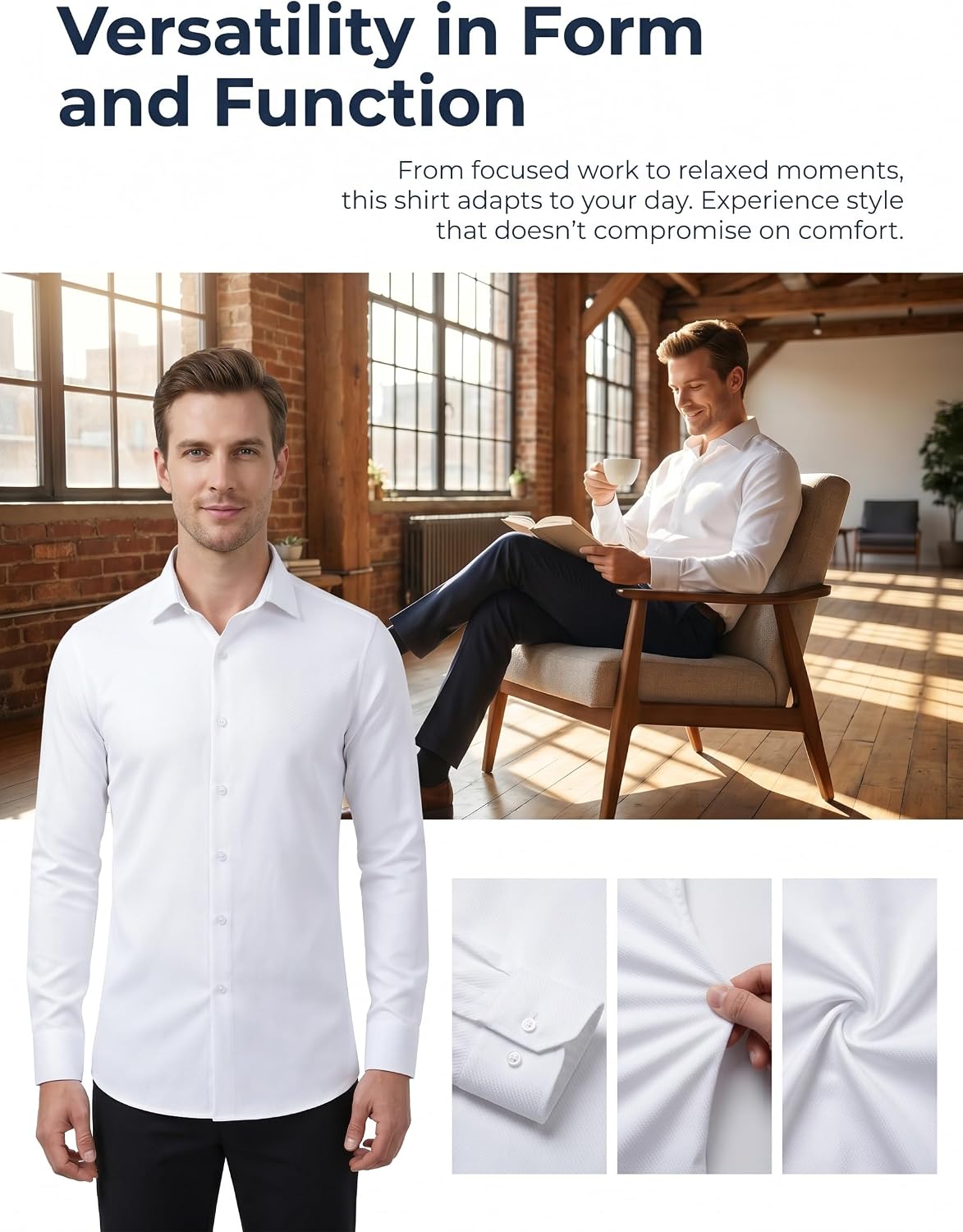 Effortless Style: Beninos Men's Dress Shirts