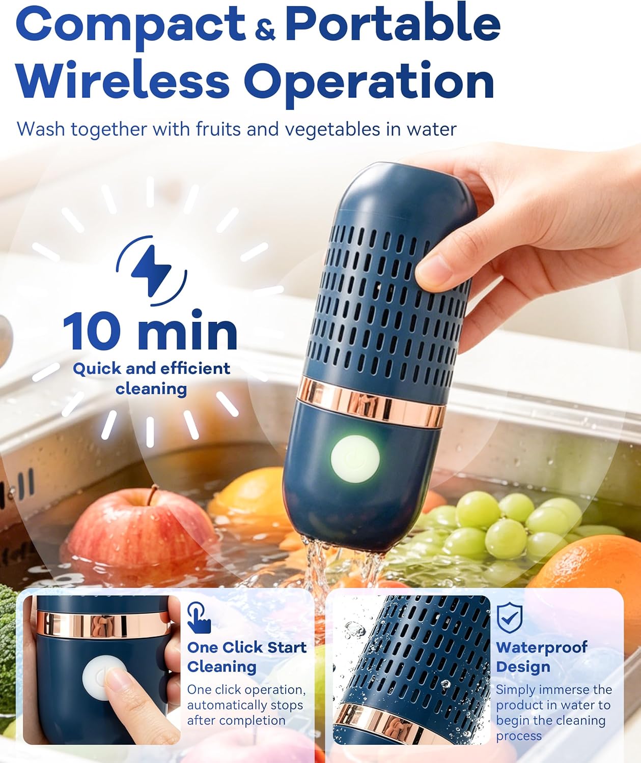 Produce Cleaner & Vegetable Cleaner with Oh-Ion Technology