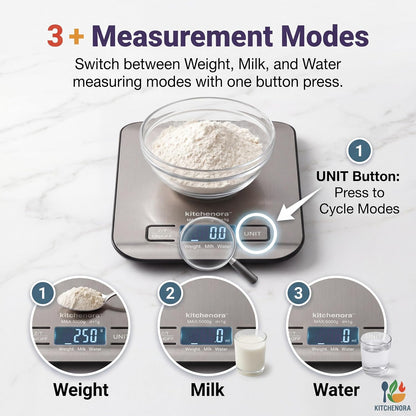 Kitchenora Digital Food Kitchen Scale: A Game-Changer for Cooking and Baking