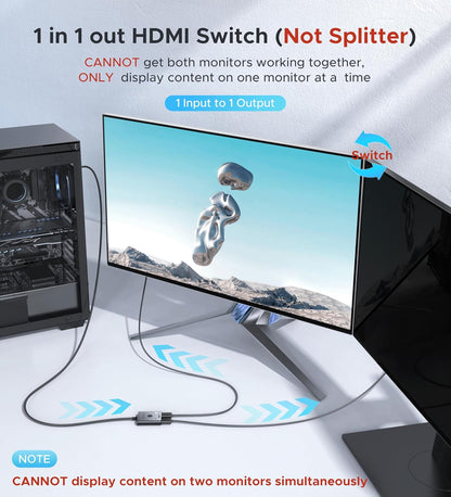 Upgrade Your Home Theater with the WARRKY HDMI Switch 4K 60Hz