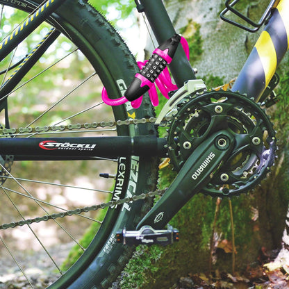 Opaza Fahrradschloss mit 5-stelligem Code, 1,2 m/4 Fuß Fahrrad-Kabelschloss, leichtes & sicheres Fahrradkettenschloss für Fahrrad, Mountainbike, E-Bike, Scooter
