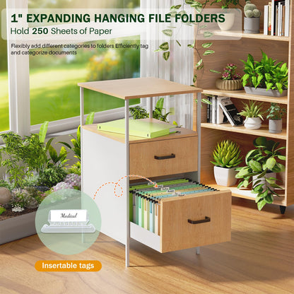 Extra Capacity Plastic Hanging File Folder, 12 Pack Reinforced Hang Folders Legal Size, Heavy Duty 1 Inch Expansion Filing Cabinet Folders, for Bulk Files, Medical Charts, Cream Yellow